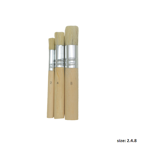 <p> This Keep Smiling Pack of 3 Short Brush Rough Hair (2-4-8) is made of high quality material and is suitable for students and artists. It is great for all kinds of colors and its rough hair is perfect for oil, acrylic, watercolor painting and other uses. The natural wood handle provides a smooth surface, anti-slip, and comfortable grip. This pack comes with three different brush sizes (2-4-8), so you can choose the one that fits your needs. It is 100% brand new and of high quality, perfect for your art a