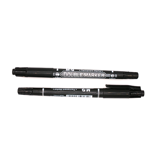 <p>

Introducing the M&G Double-Permanent Marker – the perfect writing tool for any job! This dual-headed marker is designed for both professional and everyday use, and offers superior performance for marking on hard-to-mark surfaces. It’s water-proof, quick-drying and fade-resistant, so your work will last for years to come. Its unique chisel-tip design makes it easy to write in fine, medium and bold lines, giving you the flexibility to express yourself. Whether you’re a professional artist, a student, or 