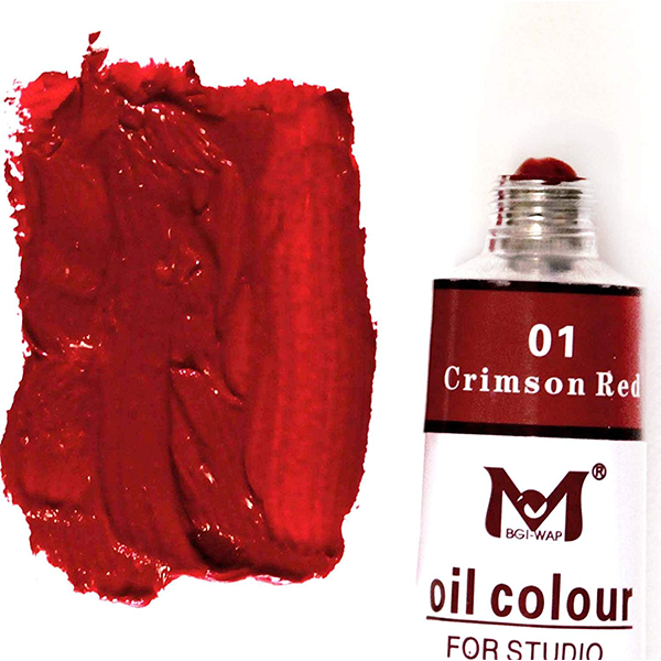 <p> Oil Colour Tube 180 ml Crimson Red No.01 is an ideal choice for artists who need a large quantity of oil colour for their paintings. This oil colour tube contains 180 ml of oil colour which is perfect for painting a large variety of projects. This oil colour tube is made from high quality materials and is designed to be long-lasting and durable. The crimsom red colour of this oil colour is vibrant and bright, giving your paintings a beautiful and eye-catching finish. This oil colour tube is made in Chin