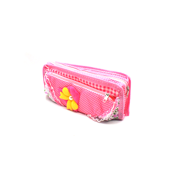 <p>
This Fashion miaobo pencilcase For girls - pink is a great choice for any young girl. It is made of high quality cloth and has a cute shape that any girl would love. On the outside, it has two wide pockets that are perfect for storing pencils, pens, and other school supplies. The unique design makes it easy to carry and store. Inside, it has an extra compartment for storing any small items that your daughter may need. The vibrant pink color adds a pop of color to her school supplies. This pencilcase is 