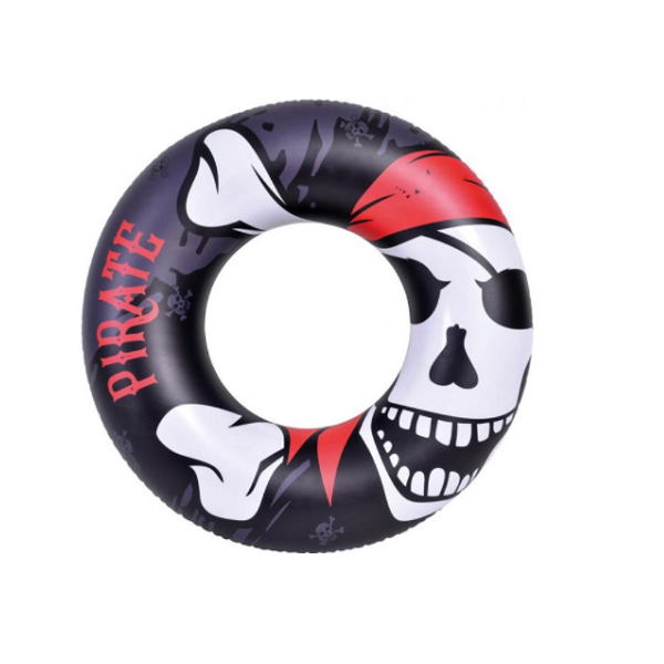 <p>
The Jilong Pirate Inflatable Swim Ring - 115 cm - No:35013 is perfect for adding fun and excitement to your summer vacation! Made of high-quality PVC material, this inflatable ring provides a sturdy and durable construction that is safe and comfortable to use. It's designed for children 12 and up and is very easy to inflate in about three minutes. It's even lightweight and easily transported, so you can take it with you wherever you go! 

The Jilong Inflatable Swim Ring is designed with a unique circula