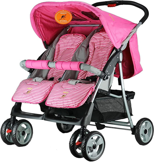 Graco By Gomaa Double Stroller | Pink