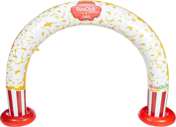 <p>

The Circus Popcorn Spray Arch is an excellent addition to any family fun day. This 216cm*46cm*153cm arch is the perfect way to add some excitement to any event. With its high-quality materials, this arch is designed for long-lasting durability. The Popcorn Spray Arch is perfect for developing kids' imagination and manual dexterity. It is sure to be a hit at any family gathering or birthday party. The Spray Arch allows children to have fun while they play with popcorn flying in all directions. Plus, it'