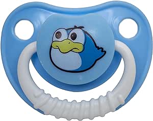 Safari Silicone Orthodontic Soother With Cap - 6M+ | Blue