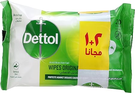 Dettol Wipes 2+1 Free