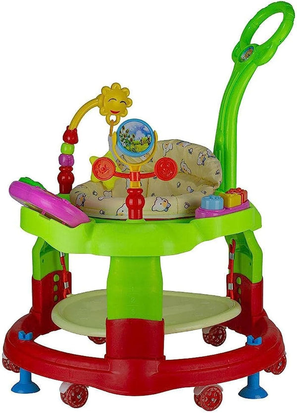 Baby Walker Equipped With A Circular Seat 