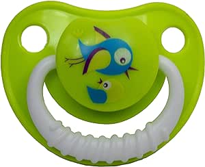 Safari Silicone Orthodontic Soother With Cap - 6M+ | Green