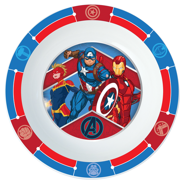 Stor Avengers Kids Microwave-Safe Deep Plate