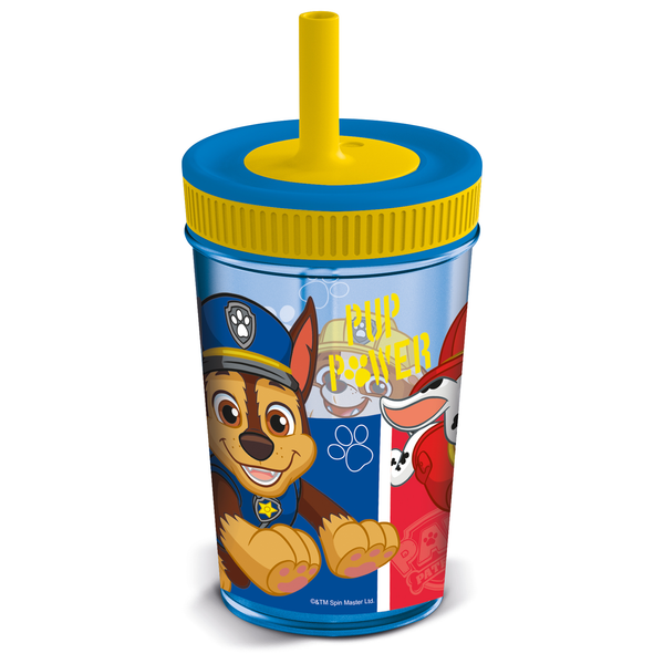 Stor Paw Patrol Leakproof Silicone Straw Tumbler 465 ML