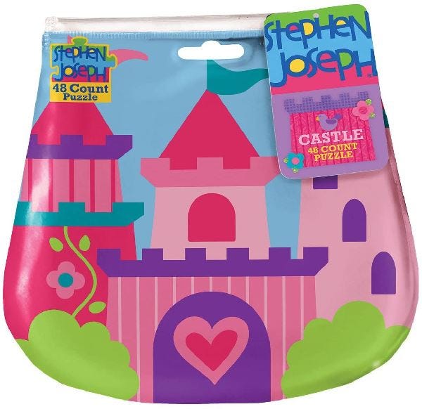 Stephen Joseph 48 Count Puzzle - Princess Castle