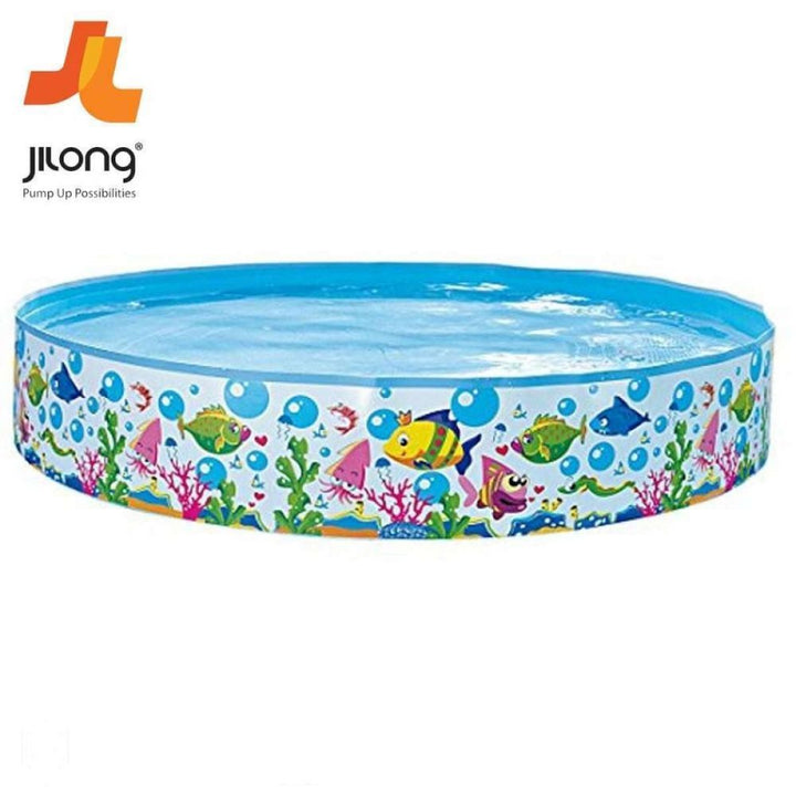 <p> 
The Jilong Avenli baby swim pool Rigid Wall Pool 120*25cm - No:57139 is the perfect swimming pool for your little one. This pool is made with high-quality materials and is sure to last your child for years to come. It is a pool of overseas inflatable brand "JILONG" that requires no air injection and is incredibly easy to assemble. It has a diameter of 150cm and a height of 25cm and holds an impressive 350L of water. It is designed for children aged 6 and over and is sure to provide hours of fun for you