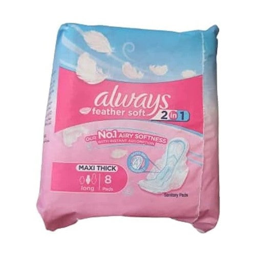 Always Feather Soft 2 In 1 8Pads