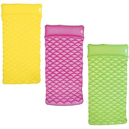 <p>

This Bestway Float'n Roll Air Mat is perfect for camping, picnics, beach trips and more! It is made from high quality, pre-tested vinyl and features two air chambers for extra durability and comfort. The Safety valves ensure that the air mat is secure and stable. The mat is easily rolled up for convenient portability and storage. It also comes with a handy repair patch if any accidental punctures occur. It features a unique design and brilliant colors that will stand out from the rest. With its afforda