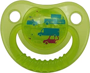 Safari Silicone Cherry Soother With Cap - 6M+ | Green
