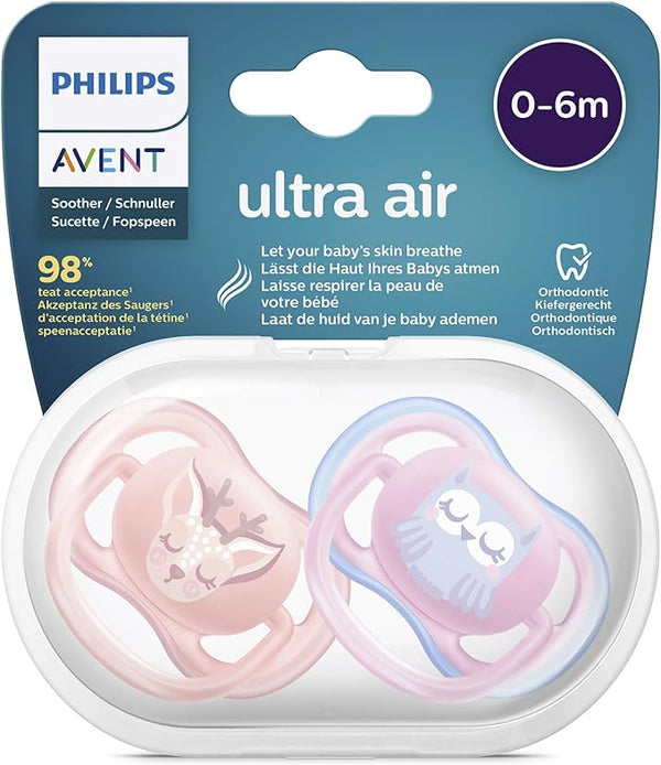 Philips Avent Pacifier ultra Air 0-6m 2PK