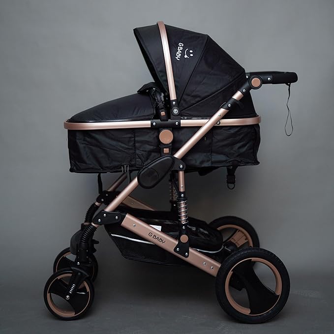 G Baby Reversible Trip Stroller From 6-36 Months |Black