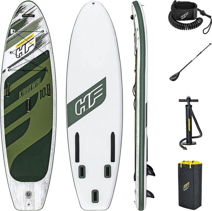 <ul>
<li><strong>Bestway Kahawai Sup board Hydro-Force 310 x 86 x 15 cm - No:65308</strong></li>
<li>Made in Chinia</li>
<li>Made of high quality</li>
<li>Sup board Hydro-Force Green 310 x 86 x 15 cm Bestway 65308</li>
<li>Stand-up inflatable paddling board. Whether you're planning a day of ocean exploration or a quiet morning by a tranquil lake, the included inflatable paddle board is exactly what you need to start your adventure.</li>
<li>This board is classified as a universal board, which means that it 