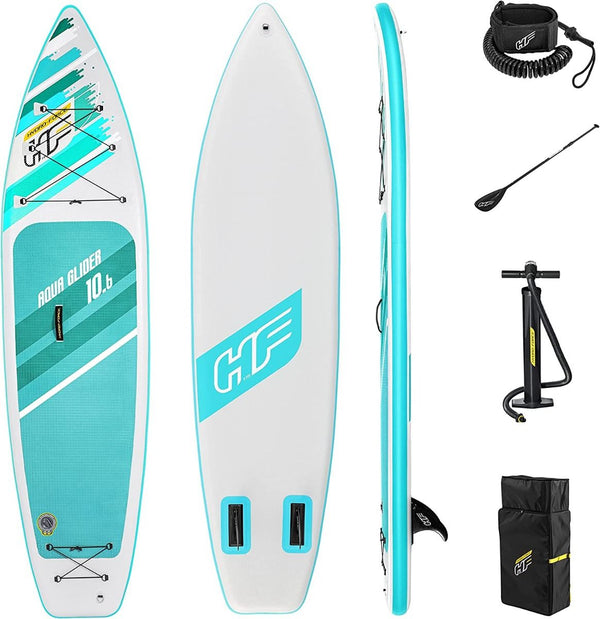 Bestway Aqua Glider Traveltech Set Inflatable Surfboard 320*79*12Cm 