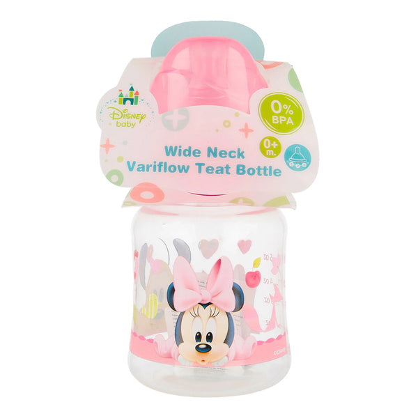 Minnie Mouse Baby 150 ML Bottle Silicone Teat 3 Positions