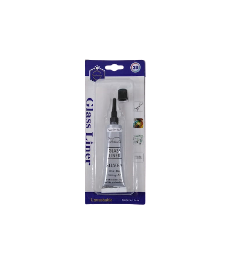 <p>
The KeepSmiling Artist Glass Liner, Silver, 21ml – No:7921# is the perfect tool for creating high-quality artwork on glass. Made from high-quality HS glass, this liner color is perfect for painting, wooden magic, cloth magic, and more. With this glass liner, you can easily draw the outline of your picture, let it dry for 1-2 hours, then apply color directly to the inside outline. Once it is dry (24 hours), you can easily lift the corner to remove the entire picture and place it on glassy surfaces. Water