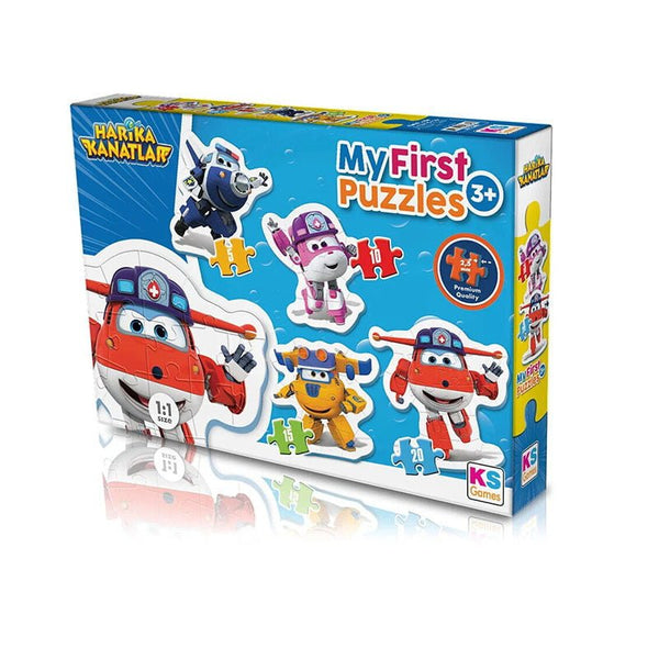 KS Games Super Wings First Puzzle 4 In1