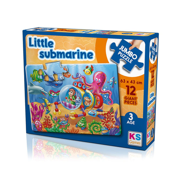 KS Games Submarine Jumbo Puzzle 12 Pcs