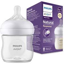 Philips Avent Natural Bottle Response (0M+)125ml- 1 Pack | Transparent