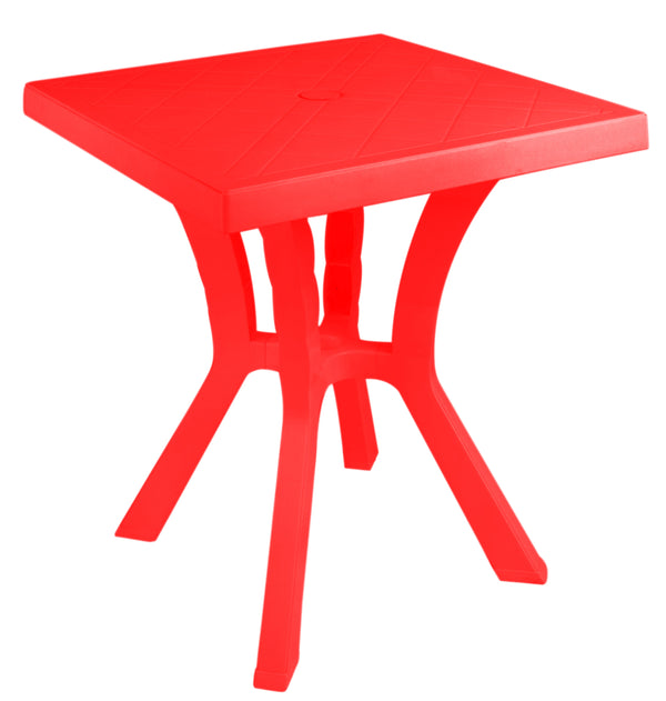 Carmin Square Table 60*60CM Red