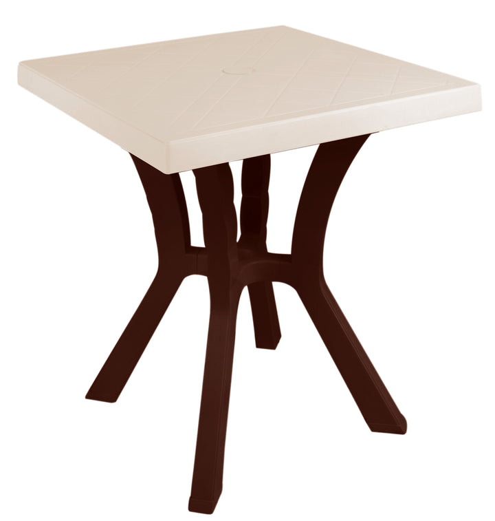 Carmin 60CM Round Table Brown And Beige