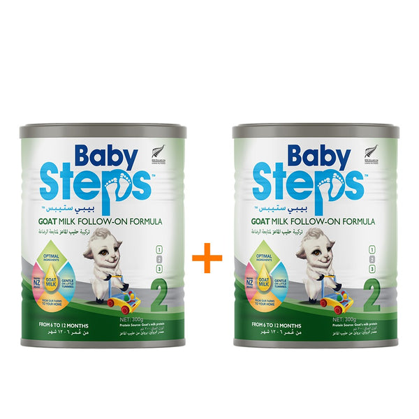 Buy 1 Get 1 Baby Steps Stage 2 Goat Follow-On Formula - 300 gm