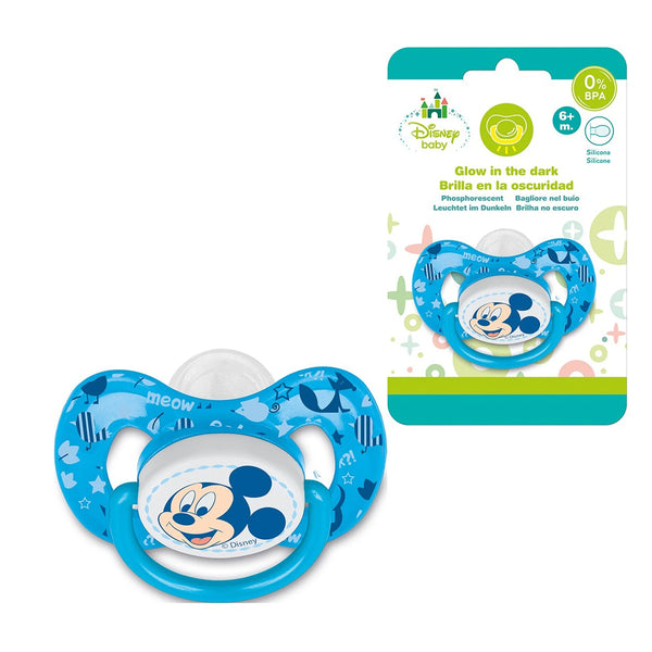 Mickey Stor Baby Symmetrical Pacifier Silicone 6+ Months