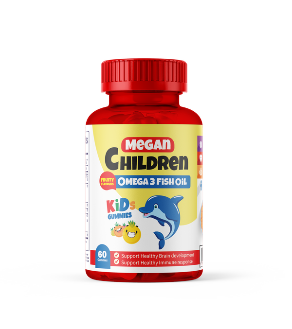 Megan Children Gummies fortified with Omega 3 Fish Oil 60 Pieces