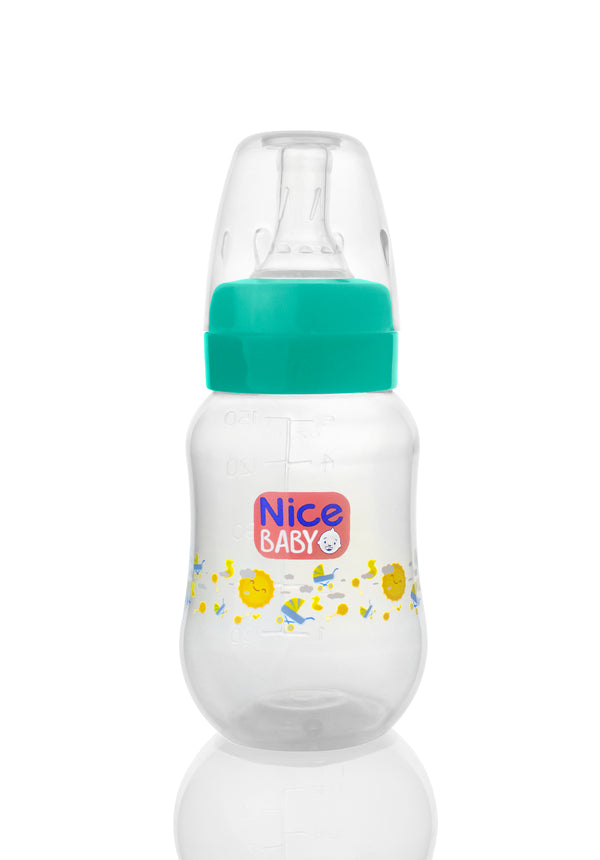 Nice baby feeding bottle without hand 150ml | Green