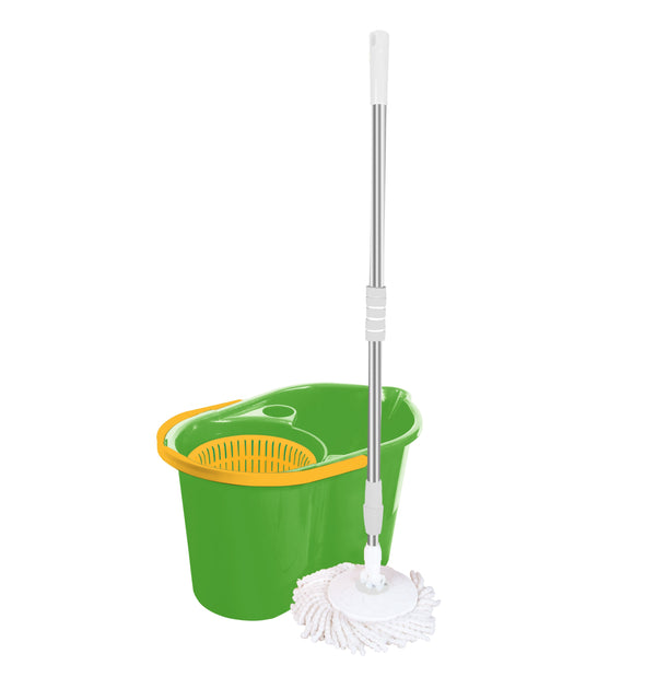 Torpedo Bucket with Spin Wringer Light green And Orange