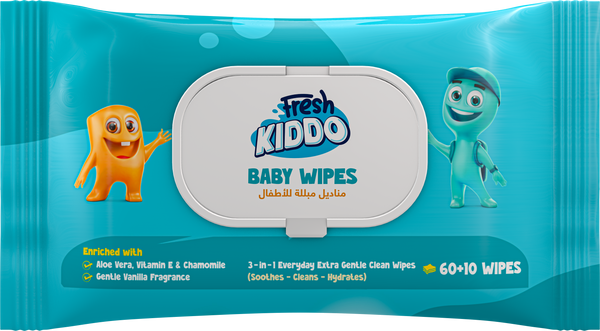 Fresh kiddo wipes 70 Pieces