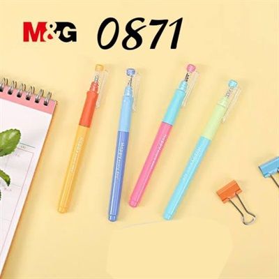 <p> 
M&G Chenguang HAPPY EVERY DAY FOUNTAIN PEN is perfect for those who love to write in style. This fountain pen is made of high quality material that ensures its durability. It has a triangular ergonomic shape, specially developed for children's hands, to reduce fatigue during writing. It has a fine nib that provides a smooth flow and is available in four dual assorted colours such as pink, orange, blue and turquoise. This pen is easy to refill with a glass bottle or a syringe. It is a great choice for s