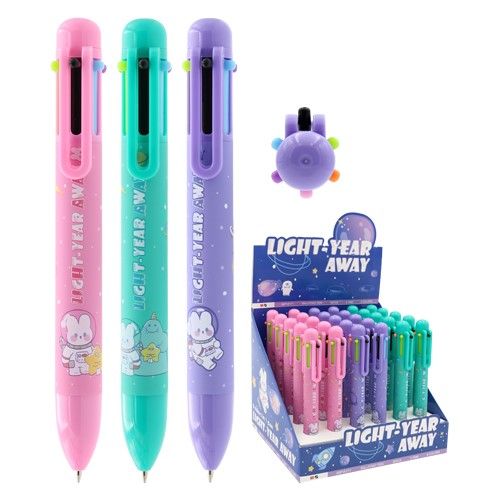 <p>

The M&G Chenguang Light Year Away Ballpoint Pen 6-color- 0.7 mm - 1pcs- No:ABPV6171 is the perfect writing tool for any situation. This pen is made of high quality materials and comes in three different color designs for you to choose from. It also features a clip for easy access and storage. This pen has six colors of pencils included so that you can write in different colors to better express yourself. The width of the pen trace is 0.7 mm, making it perfect for precise writing. The colors included ar