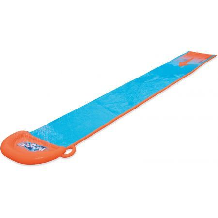 <p> 
The Bestway SINGLE SLIDE Wet Drench Pool - 4.88m - No:52326 is an exciting and fun way for kids to cool off and have some summer fun. This 16-foot slip n’ slide is perfect for solo speed trials or trading turns with friends. Made of high quality materials, this slip n’ slide requires no tools to set up. Simply connect the included adapter to a garden hose and GO! The water funnels into the drench pool at the end of the slide for a big splash landing. Built-in sprinklers provide a cascade effect and kee