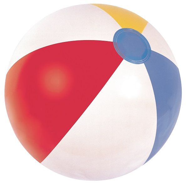<p>

Bring fun to the beach with this Bestway 51cm Beach Ball. The ball is made from high quality, pre-tested vinyl and features a safety valve for added security. It comes in a multicolored design that is sure to be a hit with everyone in the family. This beach ball is the perfect size for all ages, and can provide hours of fun in the sun. Not only is this beach ball great for playing on the beach, but it can also be used in the pool or backyard. It is safe, durable and easy to inflate, and is sure to beco