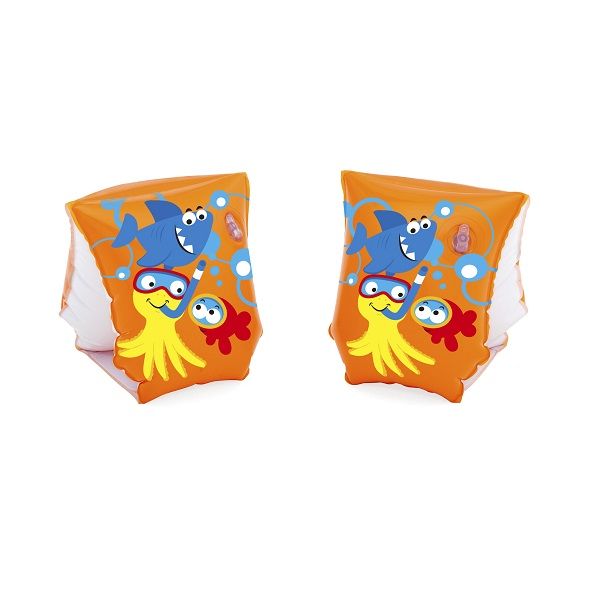 <p>

The Bestway 23cm x 15cm Turtle Armbands No: 32043 are a great way to have your child learn how to swim in safety. Made from high quality and sturdy pre-tested vinyl, these armbands have two air chambers for extra safety. Perfect for toddlers, these armbands are designed to be comfortable and secure so your little one can have peace of mind while learning to swim. With cute turtle designs, your little one will love these armbands and be excited to learn how to swim. The safety valves make sure that the 