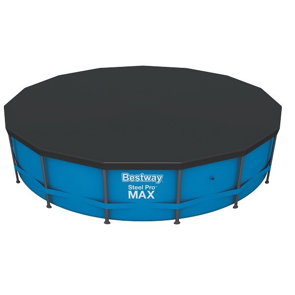 <p>

The Bestway Frame Pool Cover 4.57m No: 58038 is the perfect addition to your 4.57m x 91cm (15&rsquo; x 36&rdquo;) Steel ProTM Frame Pool. This pool cover is made from high quality PE material, ensuring durability and longevity. It comes with ropes to securely fasten the cover in place and has drain holes to prevent water from building up on top. This pool cover is easy to install and will keep your pool clean, safe, and free from debris. The Bestway Frame Pool Cover 4.57m No: 58038 is the perfect way t