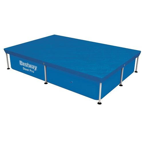 <p> 

The Bestway Flowclear Pool Cover 2.21mx1.50m is made from high-quality materials, perfect for your 2.21mx1.50m x 43cm 87" x 59" x 17" Splash Frame Pool. This pool cover is designed to protect your pool from dirt, debris and other outdoor elements. It features a PE material that is sturdy and durable and comes with ropes to secure the cover in place. It's easy to install and use and is also lightweight and easy to store when not in use. The cover provides excellent protection for your swimming pool and