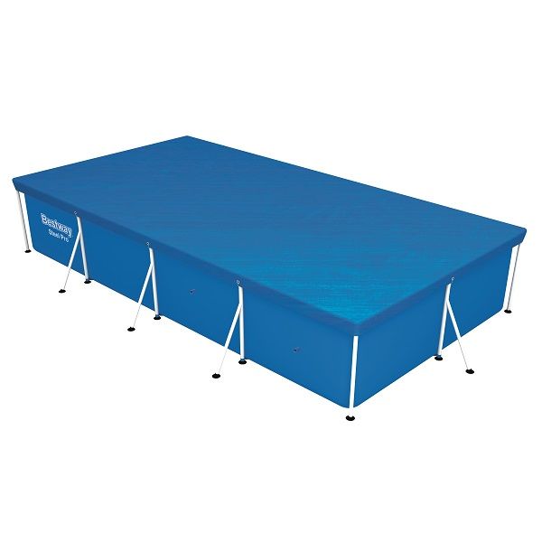 <p>
The Bestway Flowclear Pool Cover 4.00mx2.11m is the perfect solution for keeping your pool safe and clean. This cover is made from high quality PE material that is sure to last you many years of use. It comes with ropes to secure the cover to your pool and it fits 4.00m x 2.11m x 81cm (157" x 83" x 32") Splash Frame Pools. This pool cover will keep dirt, debris, and other unwanted elements out of your pool while providing it with a much-needed level of protection. The cover also helps to maintain the te