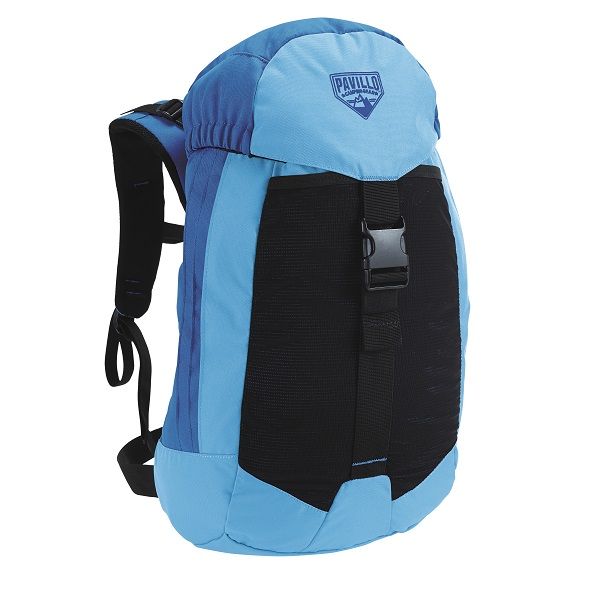 <p>

The Bestway Blazid 30L Backpack is a rugged and stylish travel backpack designed to make your journeys easier and more comfortable. Made from high quality 600D polyester, it features a trim fabric of 600D honeycomb and 420D polyester for a durable finish. With a capacity of 30 liters, it offers plenty of space to store all your essentials. The backpack includes a pocket for a water bladder (though the water bladder is not included) as well as convenient side pockets and multiple gear loops and bungee c