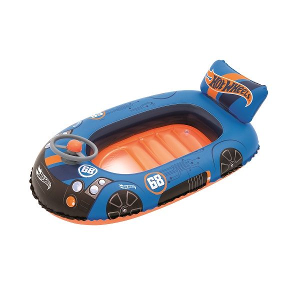 <p> The Hot Wheels 1.12m x 71cm Speed Boat is perfect for kids looking for a fun and fast boat ride. This boat is made from durable plastic, and features a built-in propeller that increases speed. It also has a high-performance motor and a realistic steering wheel, making it perfect for high-speed boat racing. The boat also features a watertight cargo deck, providing a great place to store items. Kids will love the bright colors and realistic design of this boat, and it's sure to provide hours of entertainm