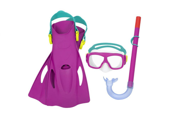 Bestway Kids Snorkel Mask Anti-Leak, Uv Protected, Adjustable - +7 Years 