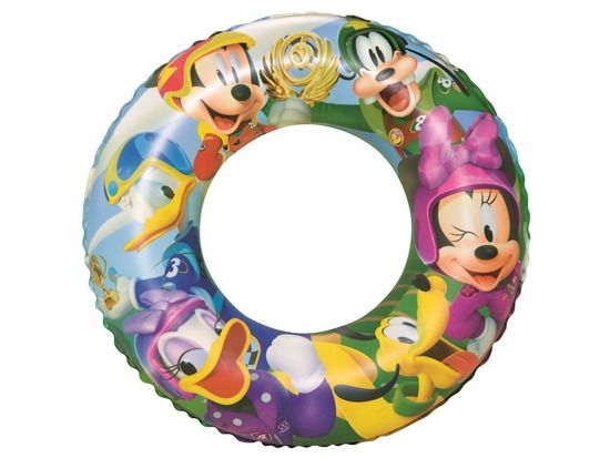 <p> 

The Bestway Swim Ring Mickey Inflatable Swimming - 56cm - No:91004 is the perfect choice for any toddler or young child who loves to play in the water. This wheel-shaped inflatable swimming ring is made from durable PVC material, with adorable graphics of the beloved Disney character Mickey Mouse and his friends. This ring is designed for children aged 3-6 years old, and features a safety valve to ensure safety for the child who cannot swim alone. The diameter of the wheel is approximately 56cm, and t