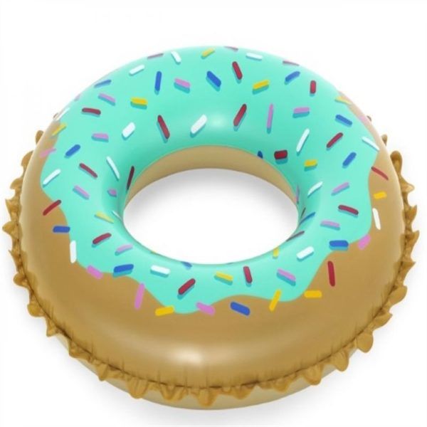 <p> 
The Bestway Sweet Donut Swim Ring is the perfect way for your kids to enjoy the summer at the pool, beach, or lake. This inflatable version of a yummy, sweet treat is sure to be a hit at your next pool party. It brings all the fun and the sprinkles to the beach, lake or pool. The donut ring brings a new meaning to sweet comfort foods, relax and enjoy the sun while floating comfortably on the world’s favorite pastry. The tasty donut graphics are pleasing to the eye and are perfect for pictures, parties 