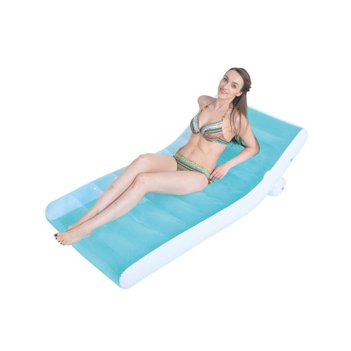 <p>
The Jilong Sunclub Water Lounger inflatable water 170*85cm - No:33066 is the perfect addition to your summer vacation. Made from high-quality materials, this inflatable lounger is designed for ultimate comfort and relaxation. The wide lounger is equipped with headrests for added comfort, reducing the load on the neck. The mattress also features a folding flat part, allowing you to spend hours reading a book or just lounging by the water. Easy to inflate and deflate, this lounger can be taken to the beac