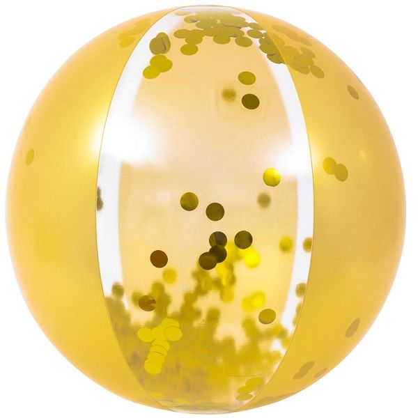<p>
This Jilong Glitter Gold Beach Ball 50 cm No: 57147 is the perfect beach ball for fun in the sun. This beach ball is made from high quality materials and made in our facility. It's perfect for taking to the beach or using in the pool. You'll have hours of fun with this super fun beach ball with glitter! This beach ball is a unisex design, made from plastic and measuring in at 50 cm in diameter. It's suitable for kids aged 6 years or older. This beach ball features a unique design, an affordable price an